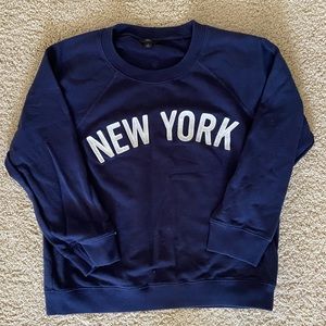 J Crew NY crewneck